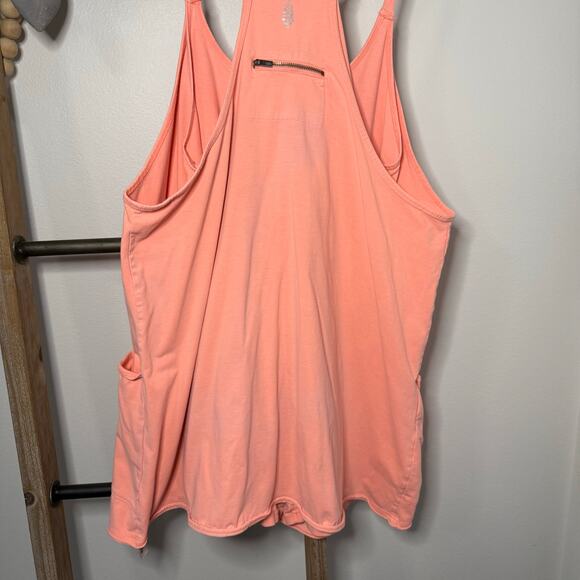 Free People Movement Hotshot Peach Dress Size Large - Picture 6 of 9